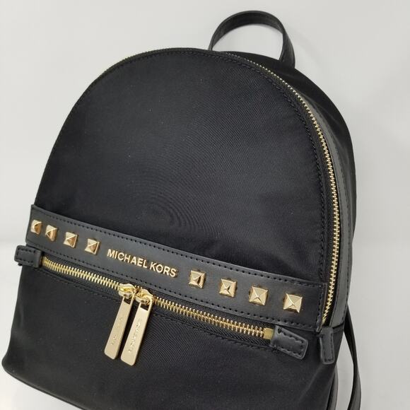 Michael Kors NEW Authentic Black Backpack Medium Size Black Bag - Picture 2 of 14